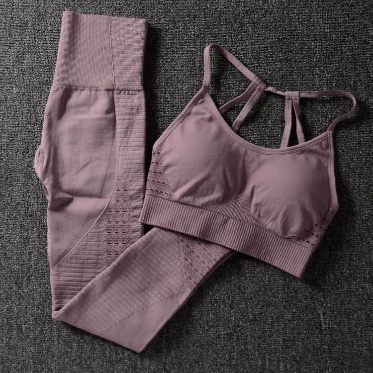 2 Piece Set Workout Clothes for Women Sports Bra and Leggings Set Sports Wear for Women Gym Clothing Athletic Yoga Set