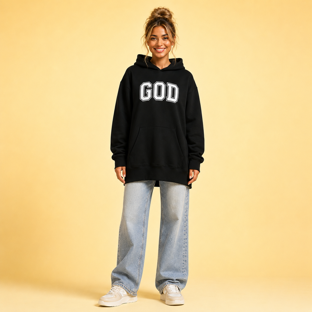 GOD Oversized Heavyweight Hoodie