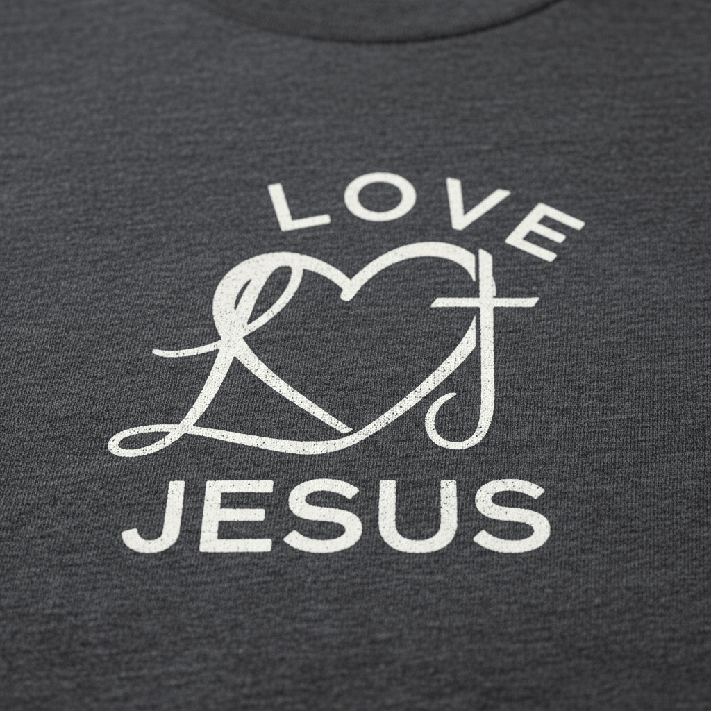 Love Jesus T-Shirt - Inspirational Faith-Based Graphic Tee